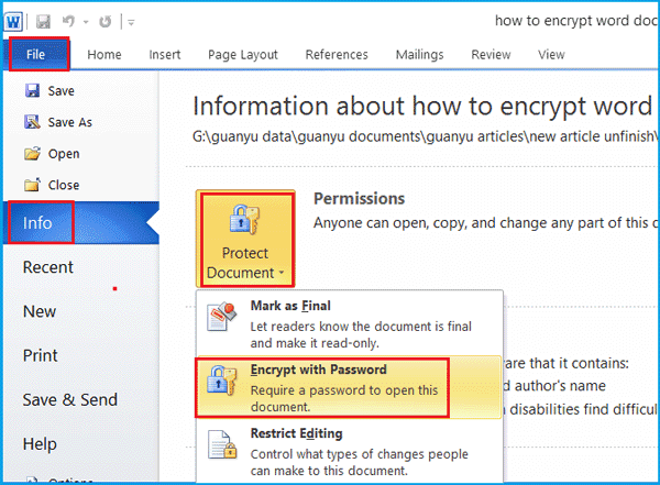 how to edit a word document that is protected